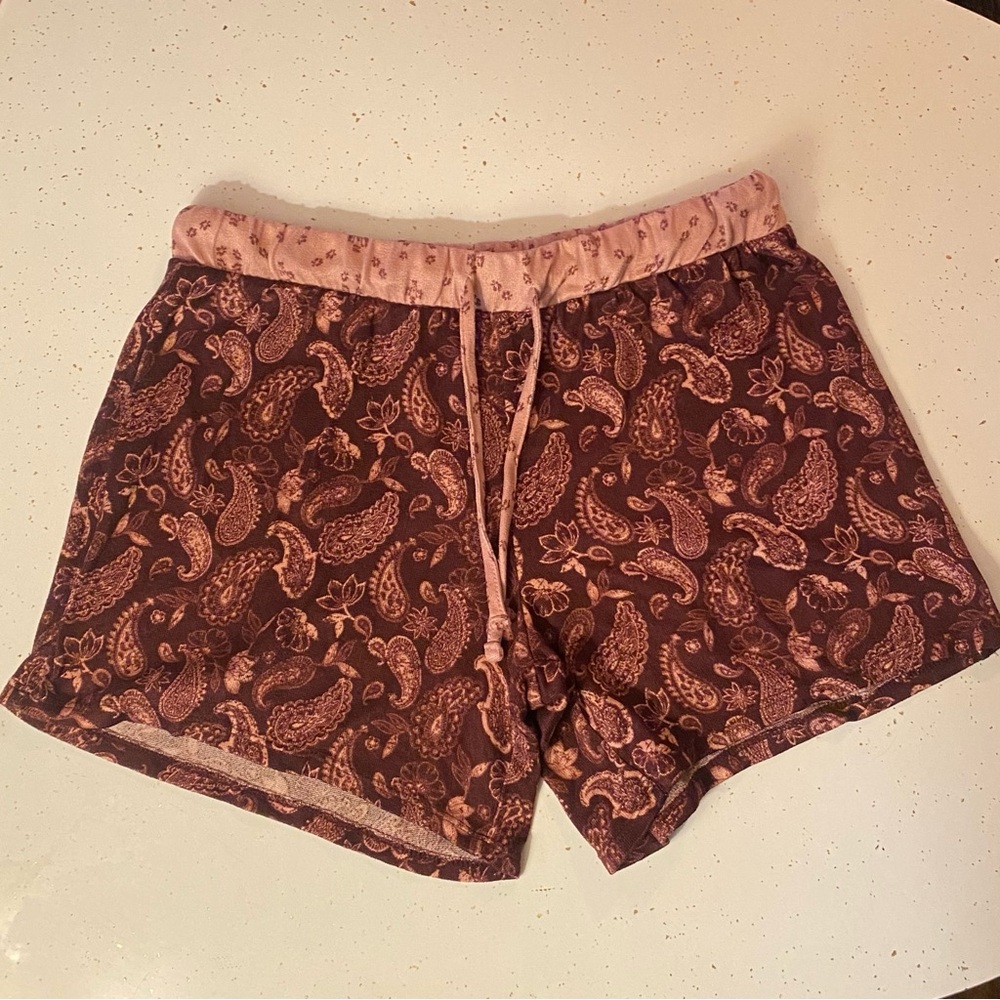 Lucky Brand Paisley Pajama Shorts